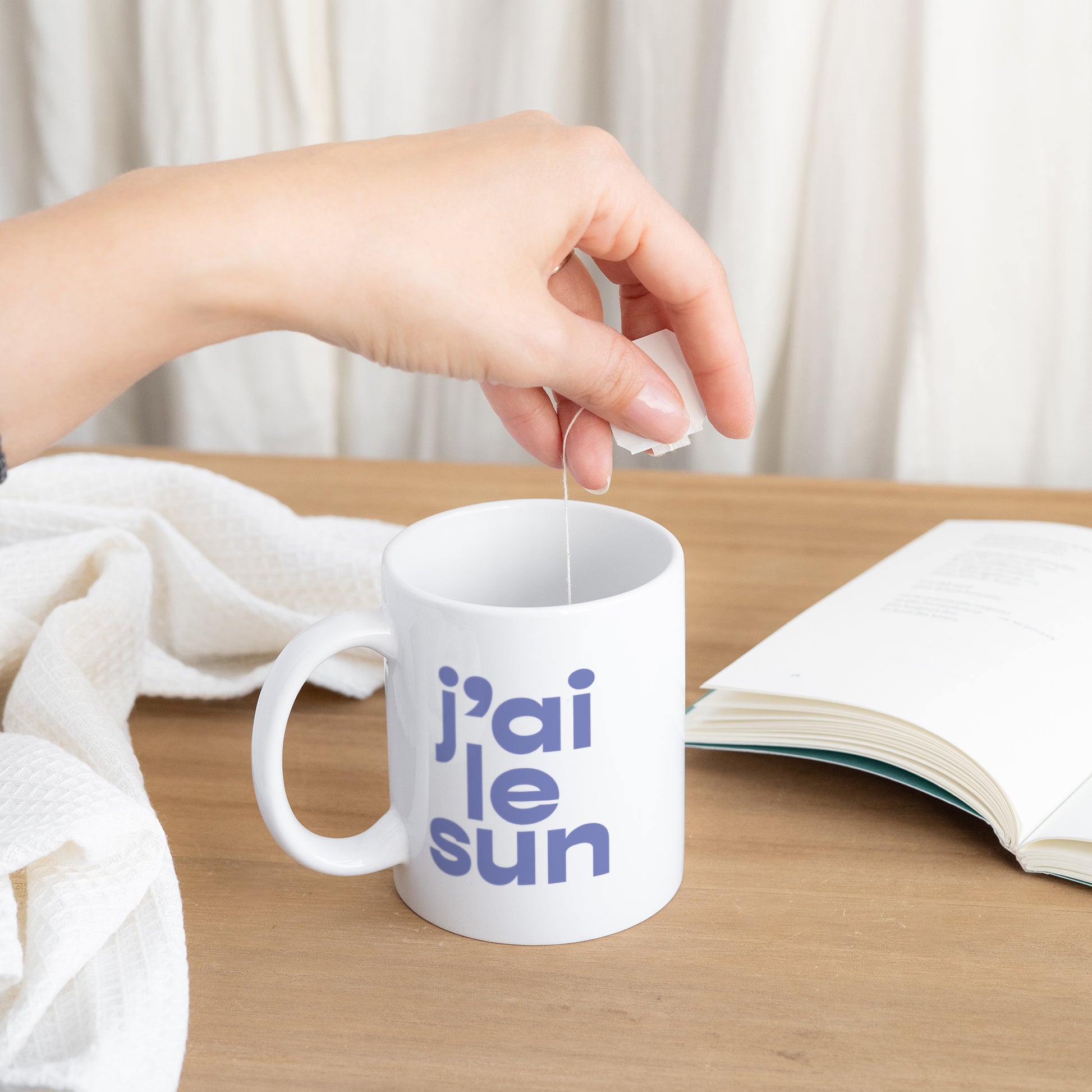 Mug Objets Blanc J'ai le sun photo N° 3