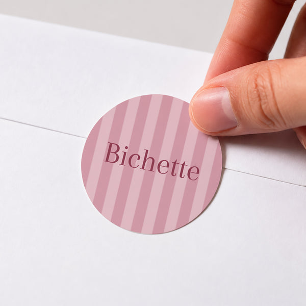 Sticker Naissance Rond Bichette photo