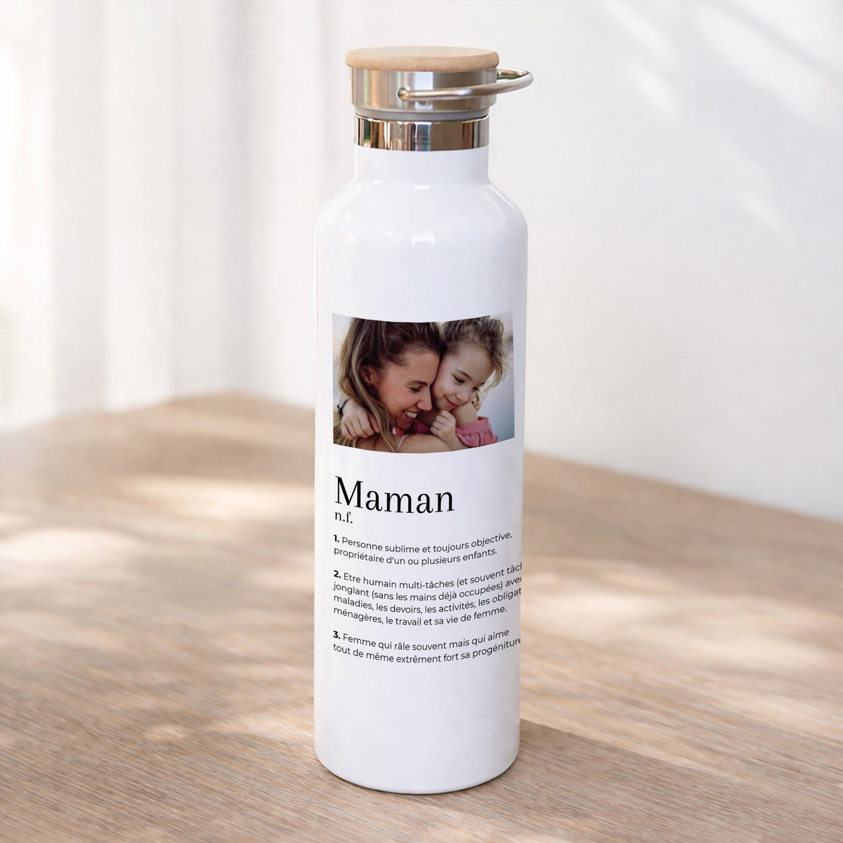 Gourde Objets 75 cl Définition Maman photo