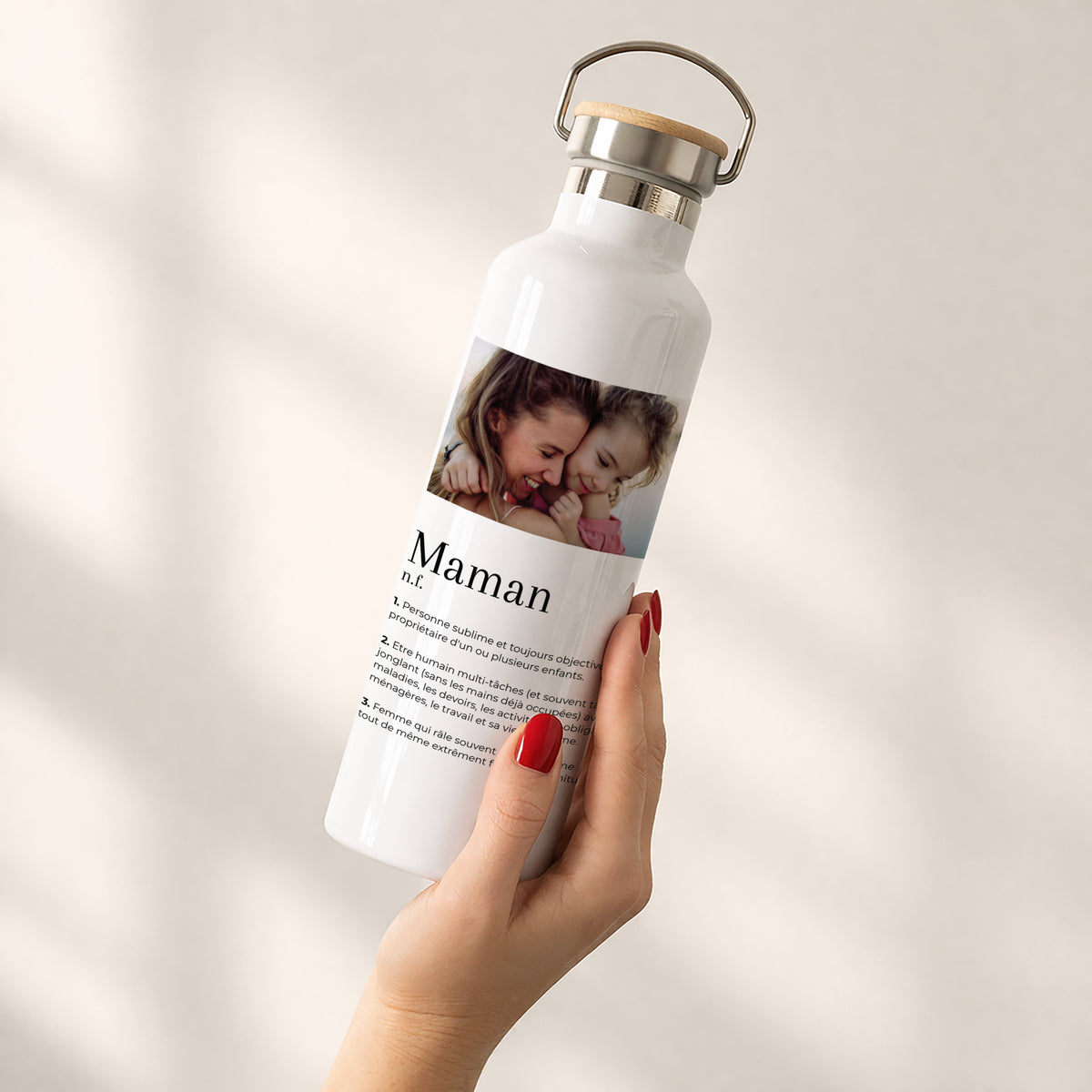 Gourde Objets 75 cl Définition Maman photo N° 2