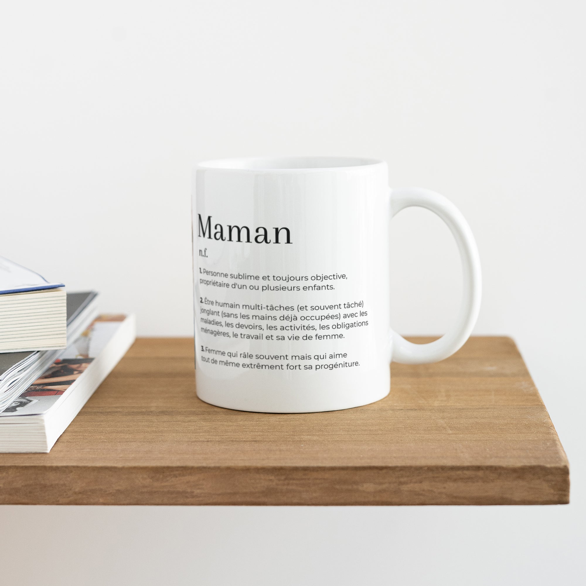 Mug Objets Blanc Définition Maman photo N° 4