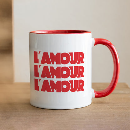 Mug Rouge L'Amour rose photo N° 1