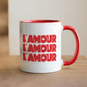 Mug Rouge L'Amour rose photo N° 1