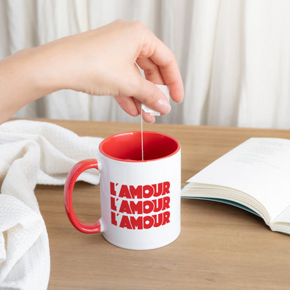 Mug Rouge L'Amour rose photo N° 3