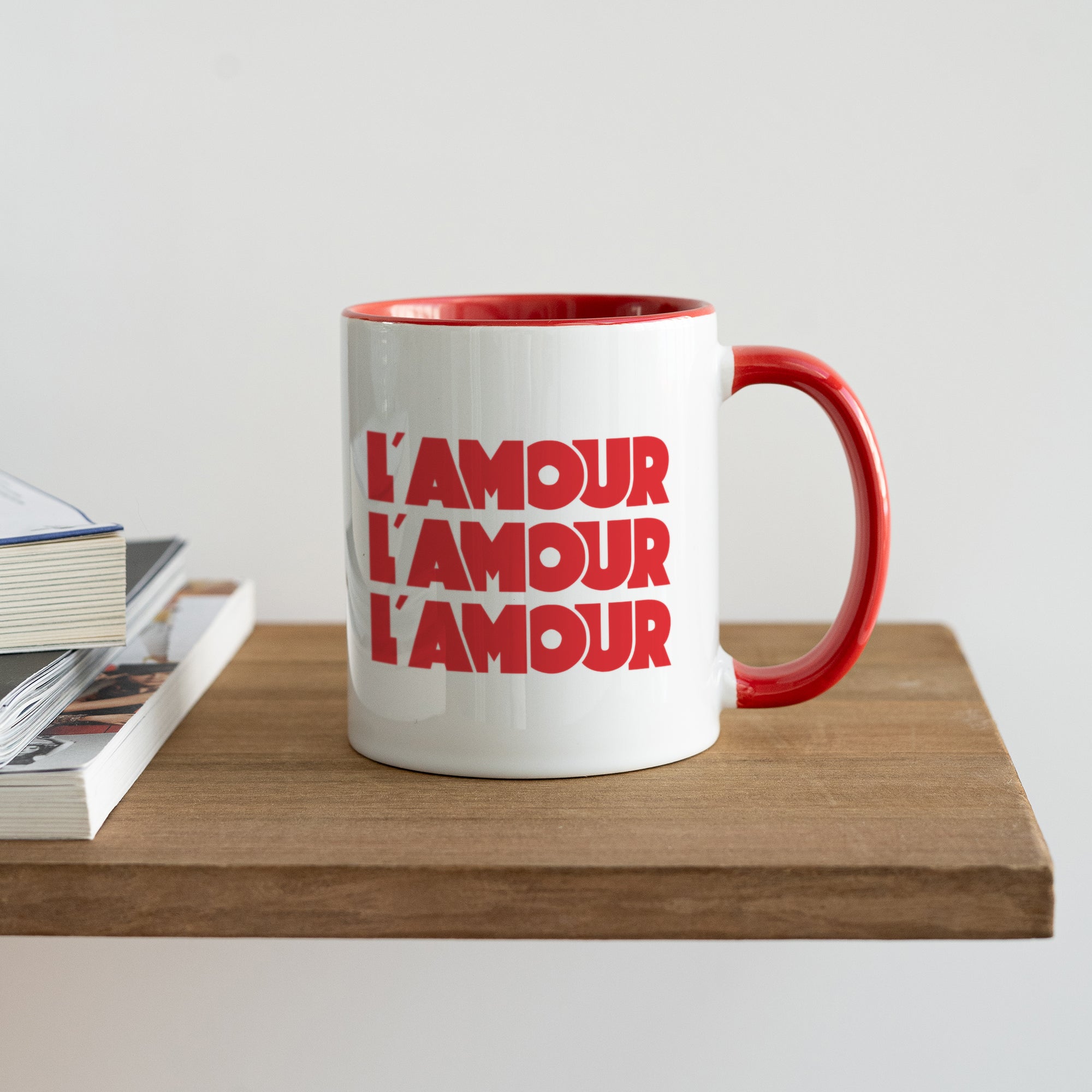 Mug Rouge L'Amour rose photo N° 4