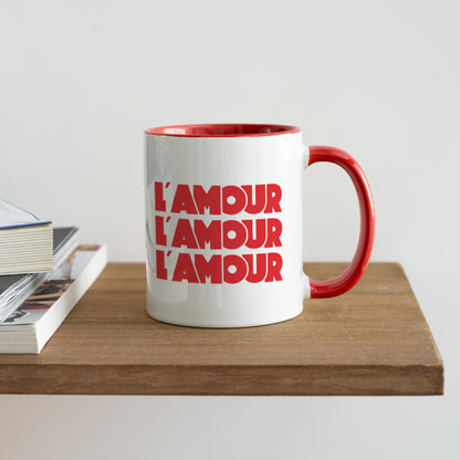 Mug Rouge L'Amour rose photo N° 4
