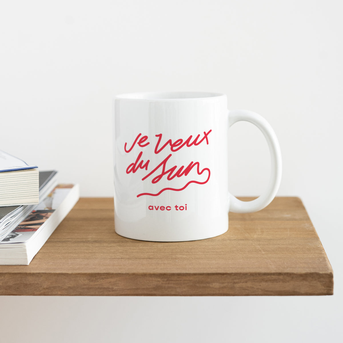Mug Blanc Je veux du sun avec toi photo N° 4