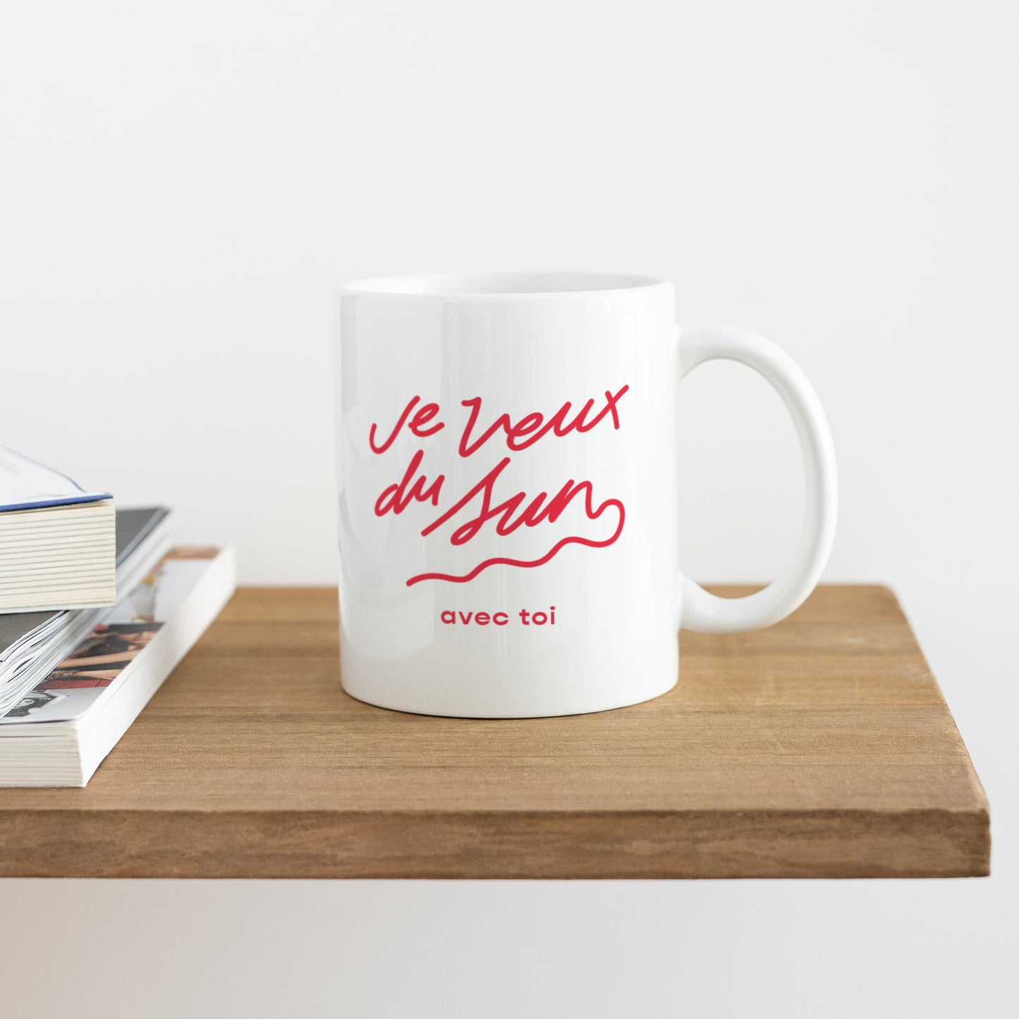 Mug Blanc Je veux du sun avec toi photo N° 4