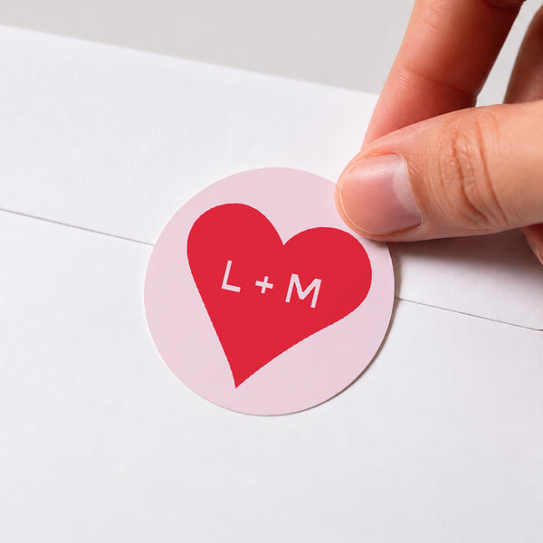 Sticker Mariage Rond La surprise photo