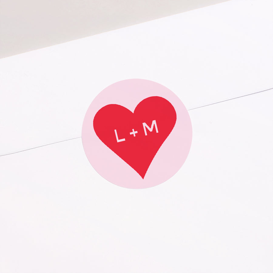 Sticker Mariage Rond La surprise photo