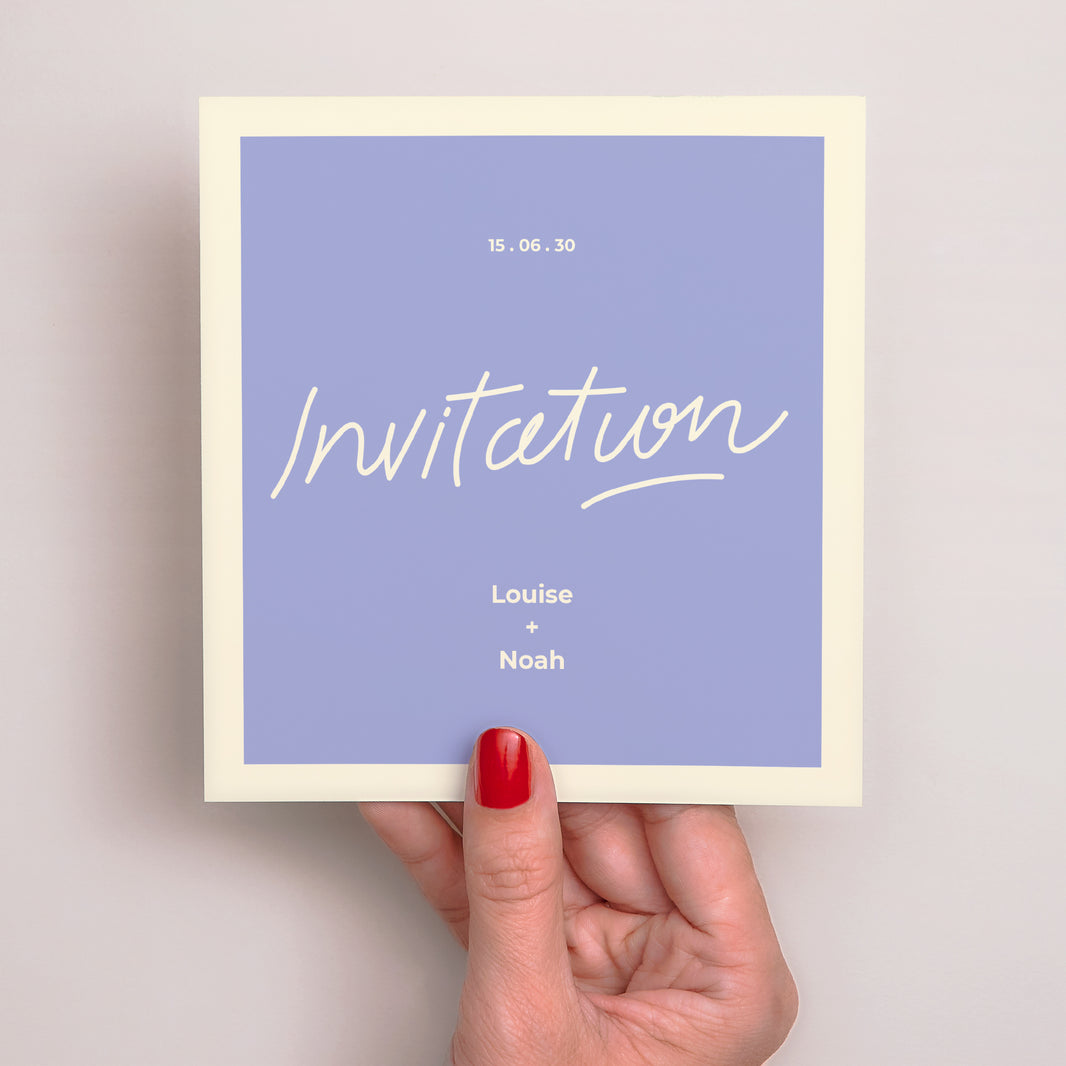 Invitations Mariage Carré Time of Love photo N° 2