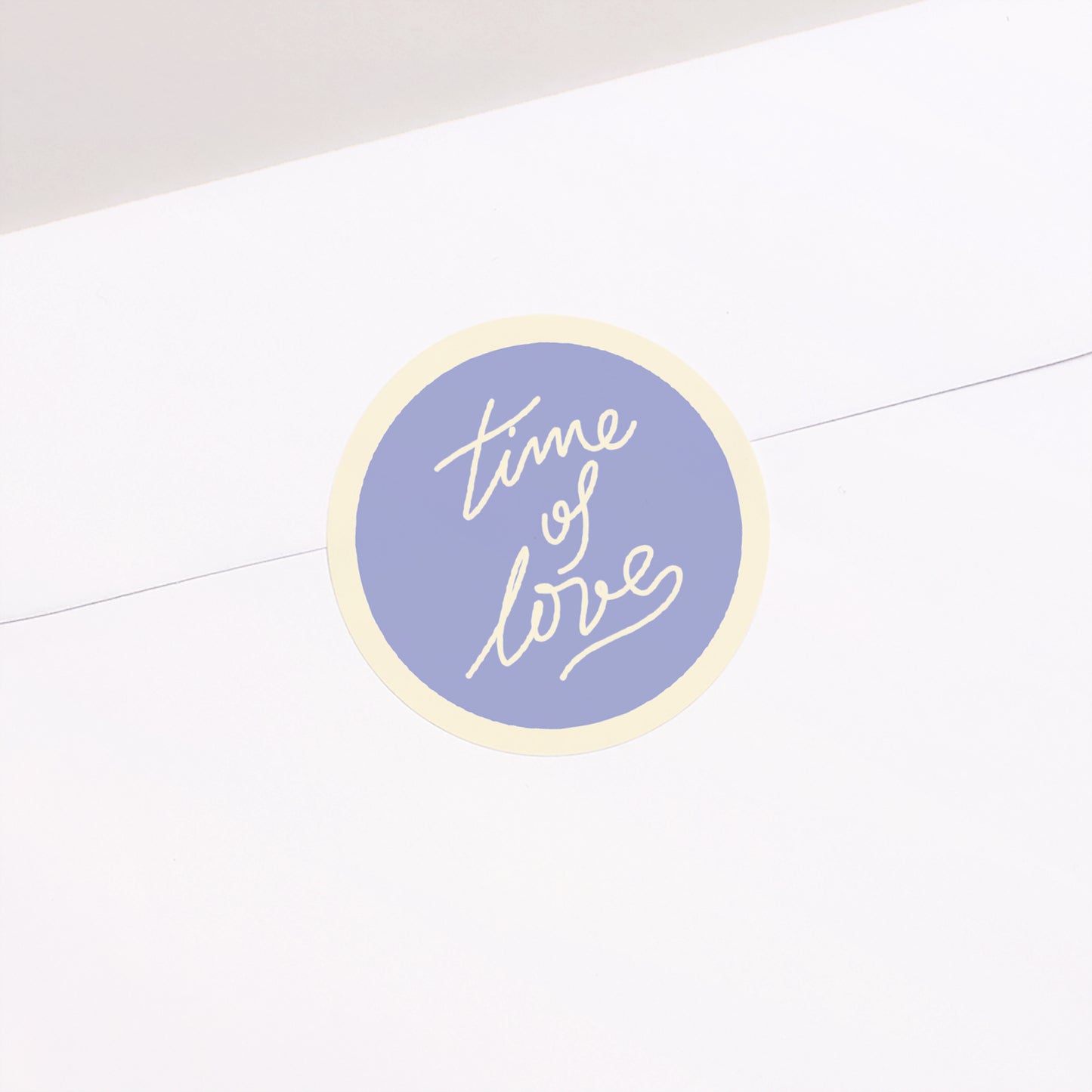 Sticker Mariage Rond Time of Love photo N° 1