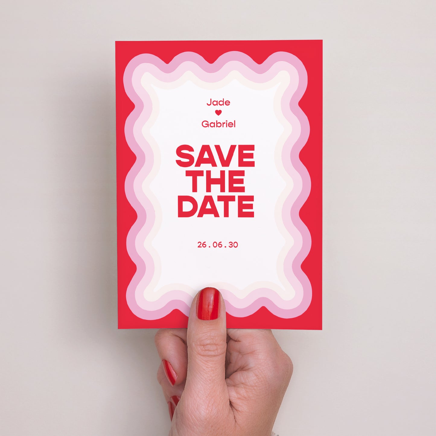 Save the date Mariage Portrait Lovely Day photo N° 2