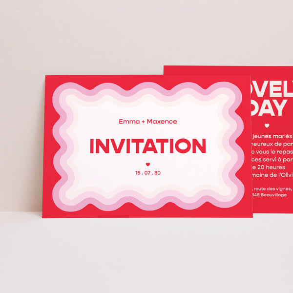 Invitations Mariage Paysage Lovely Day photo