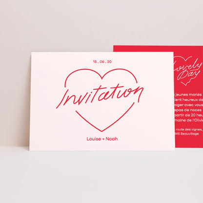 Invitations Mariage Paysage Lovely Day esquisse photo N° 1
