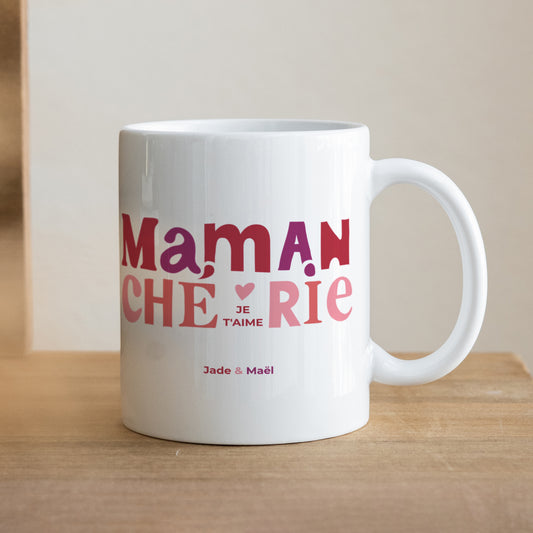 Mug Objets Blanc Maman chérie II photo