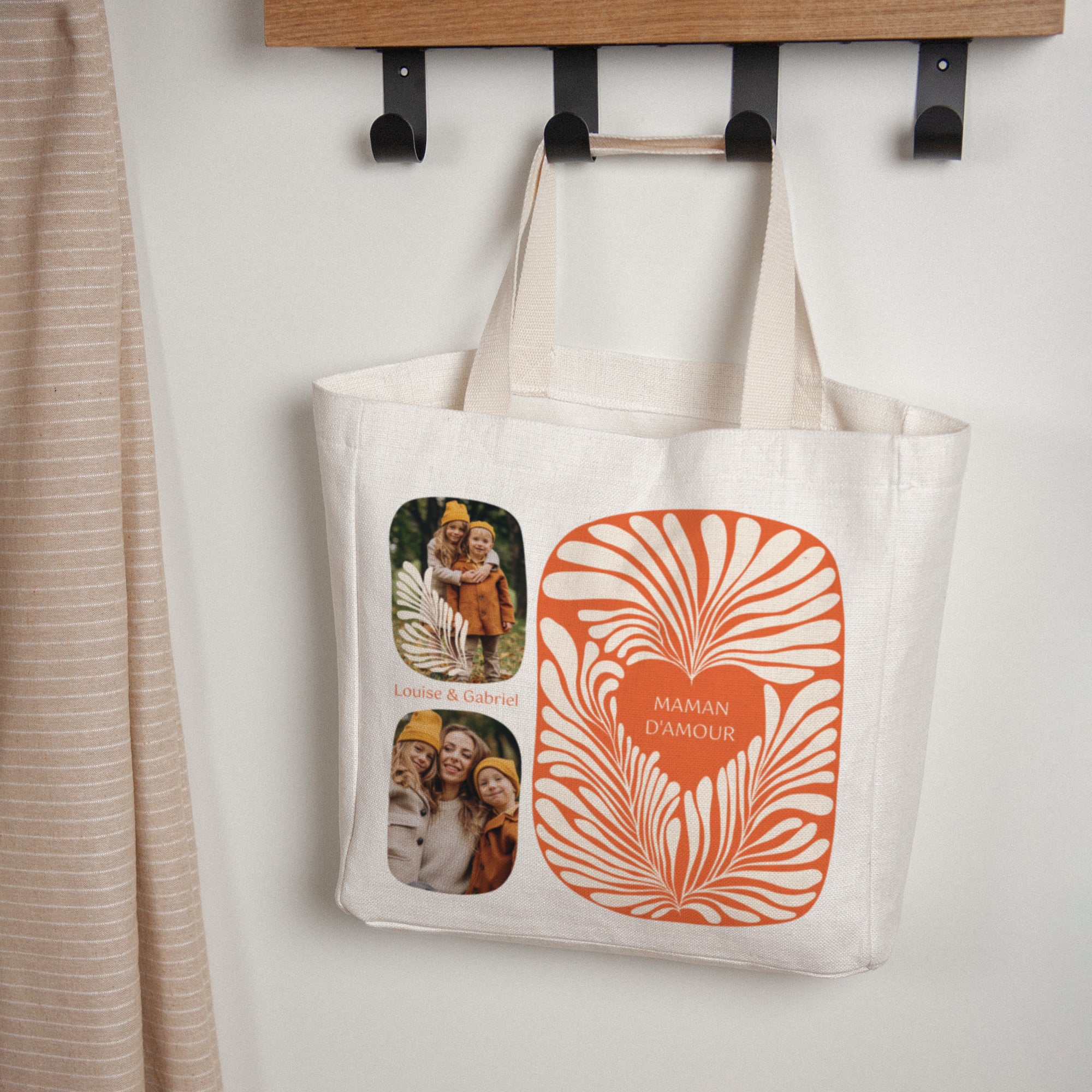 Tote bag Objets Anse en toile Amber foliage photo N° 1