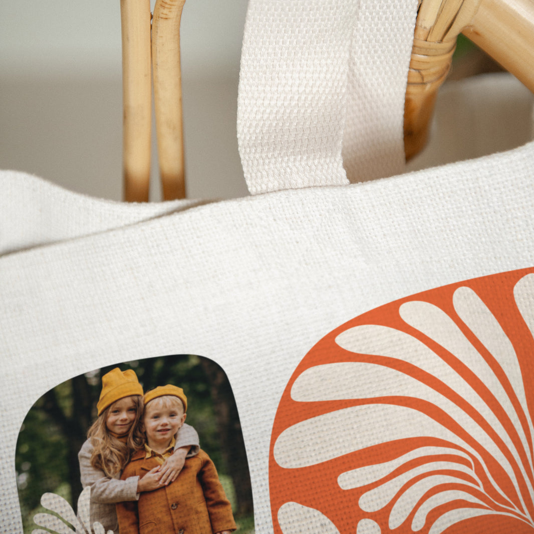 Tote bag Objets Anse en toile Amber foliage photo N° 3