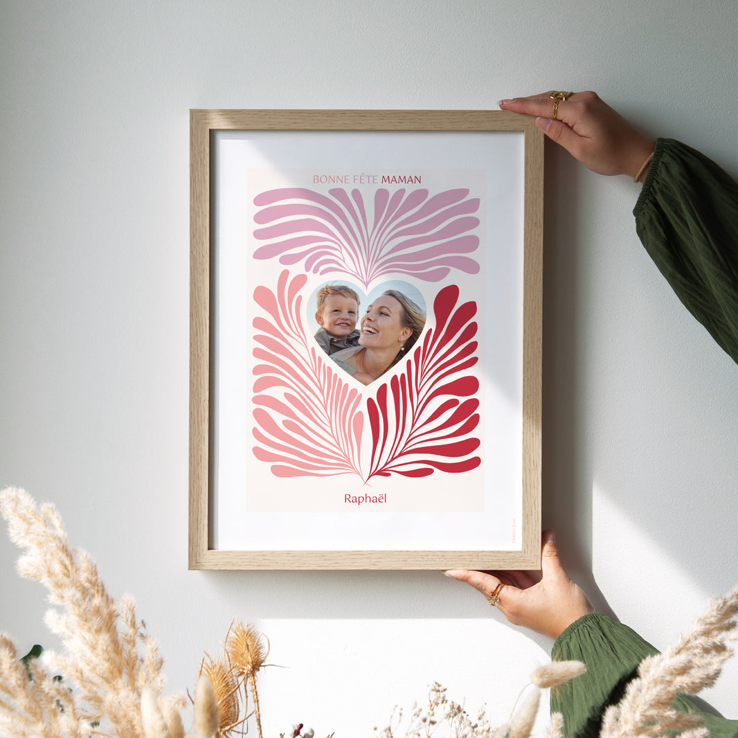 Affiche Objets Portrait Pink foliage photo N° 2