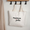 Tote bag Objets Anse en toile Maman jolie photo N° 1
