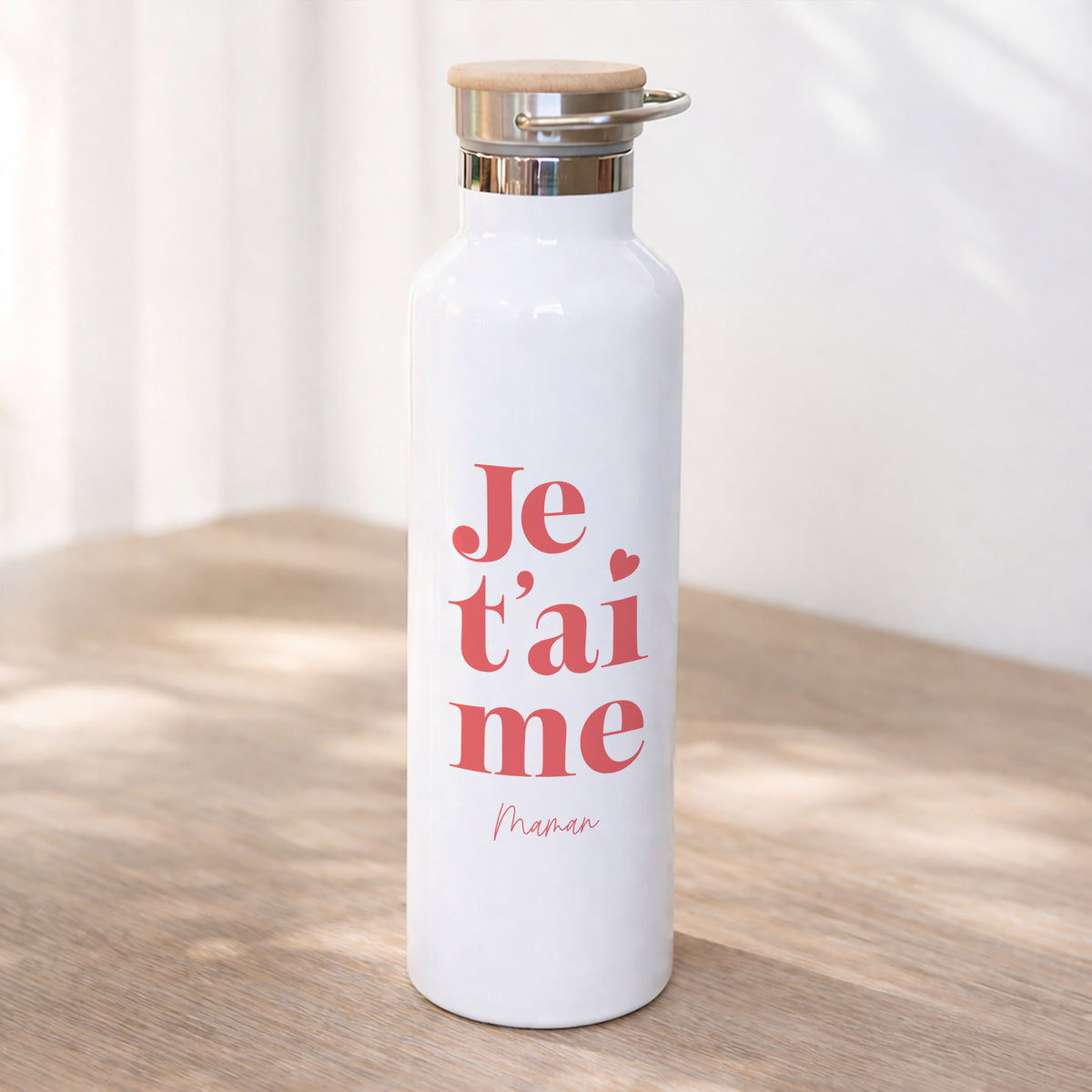 Gourde Objets 75 cl Je t'aime maman photo N° 1