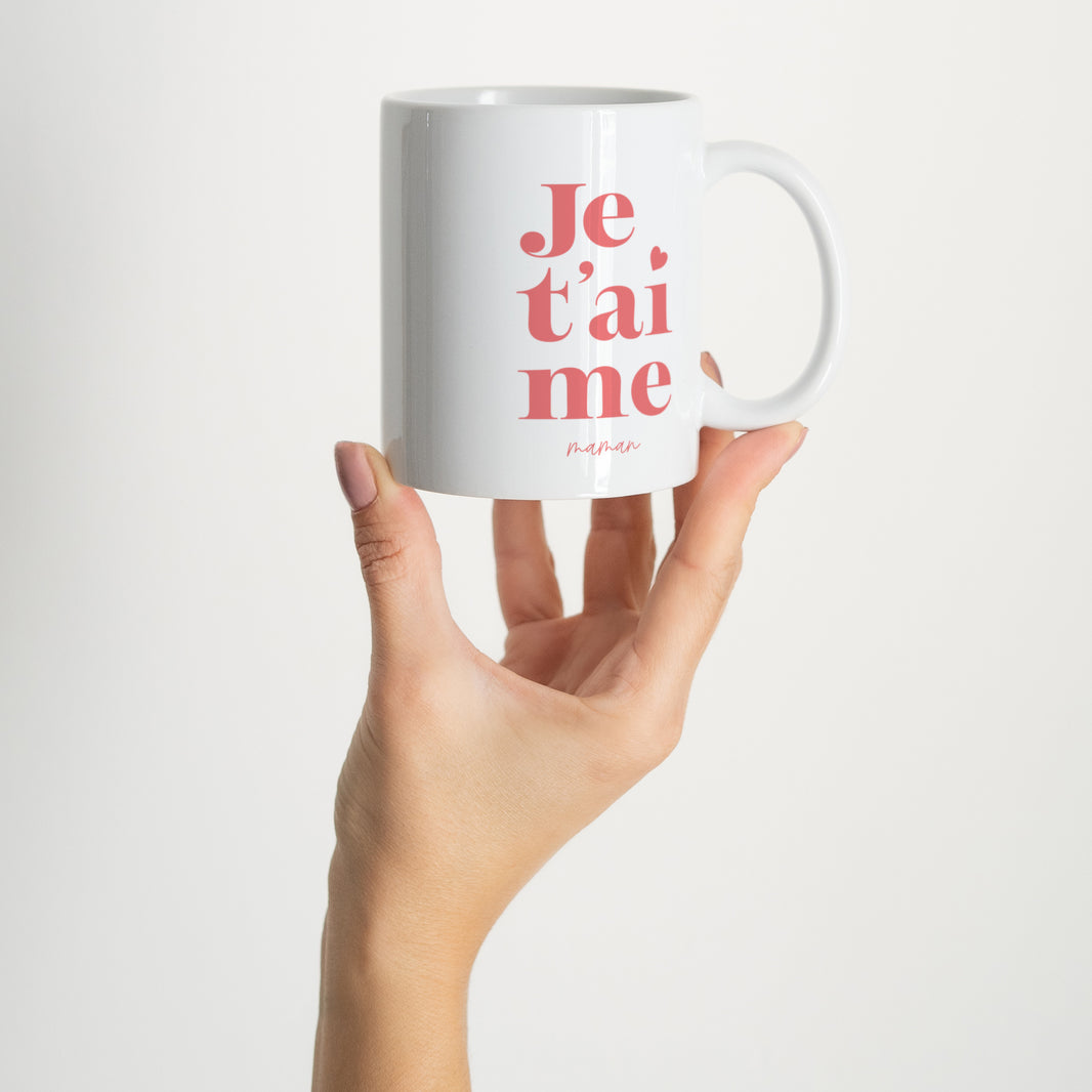 Mug Objets Blanc Je t'aime maman photo N° 2