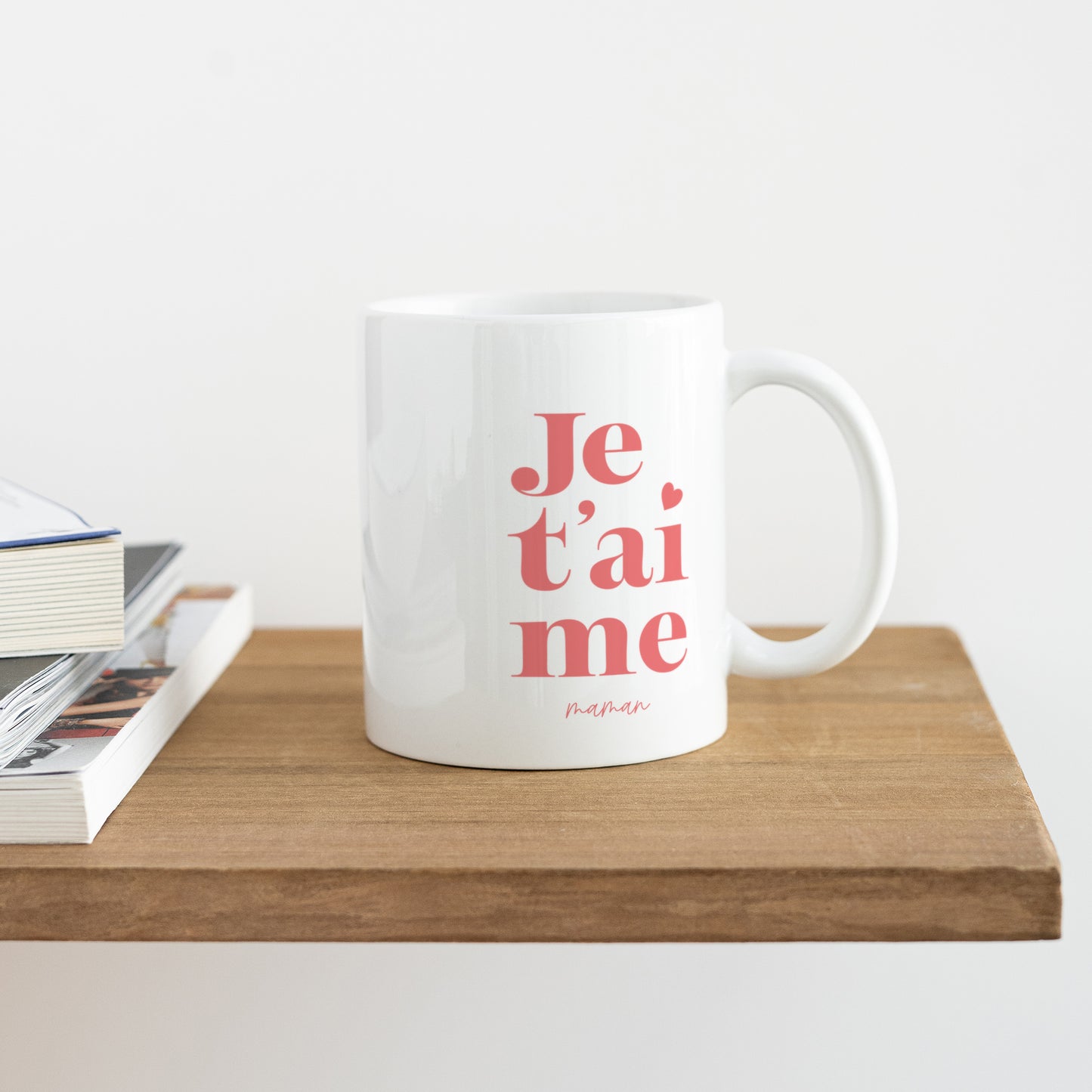 Mug Objets Blanc Je t'aime maman photo N° 4