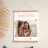 Affiche Portrait 30 x 40 cm Maman d'amour fleurie photo N° 1