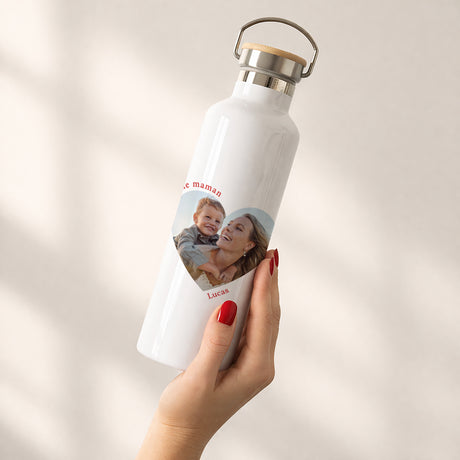 Gourde Objets 75 cl Je t'aime maman photo