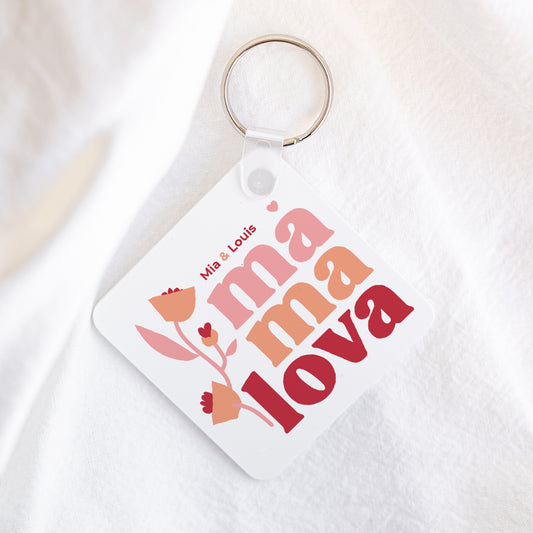 Porte-clés Objets Carré Mama lova II photo