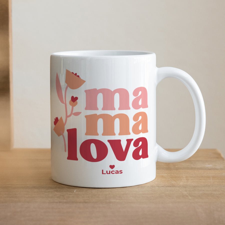 Mug Objets Blanc Mama lova II photo