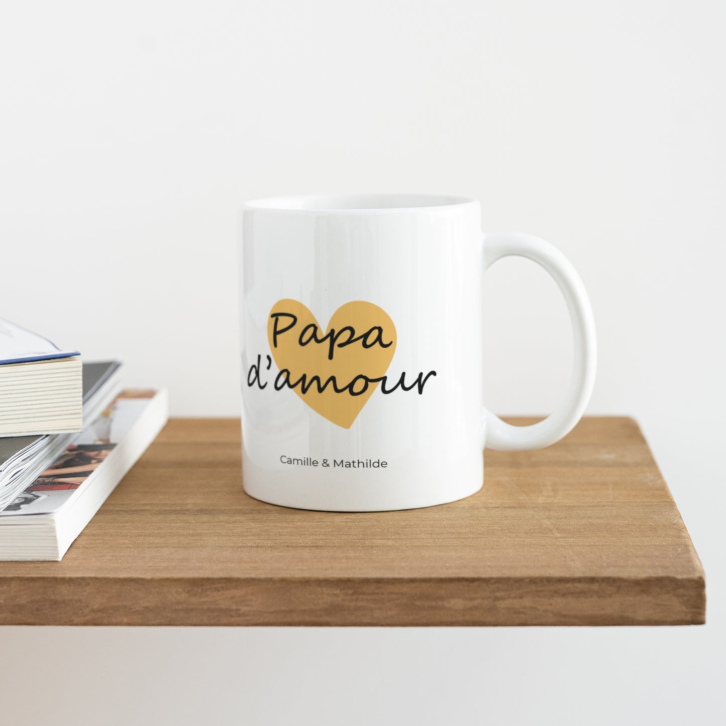 Mug Objets Blanc Papa d'amour photo N° 4