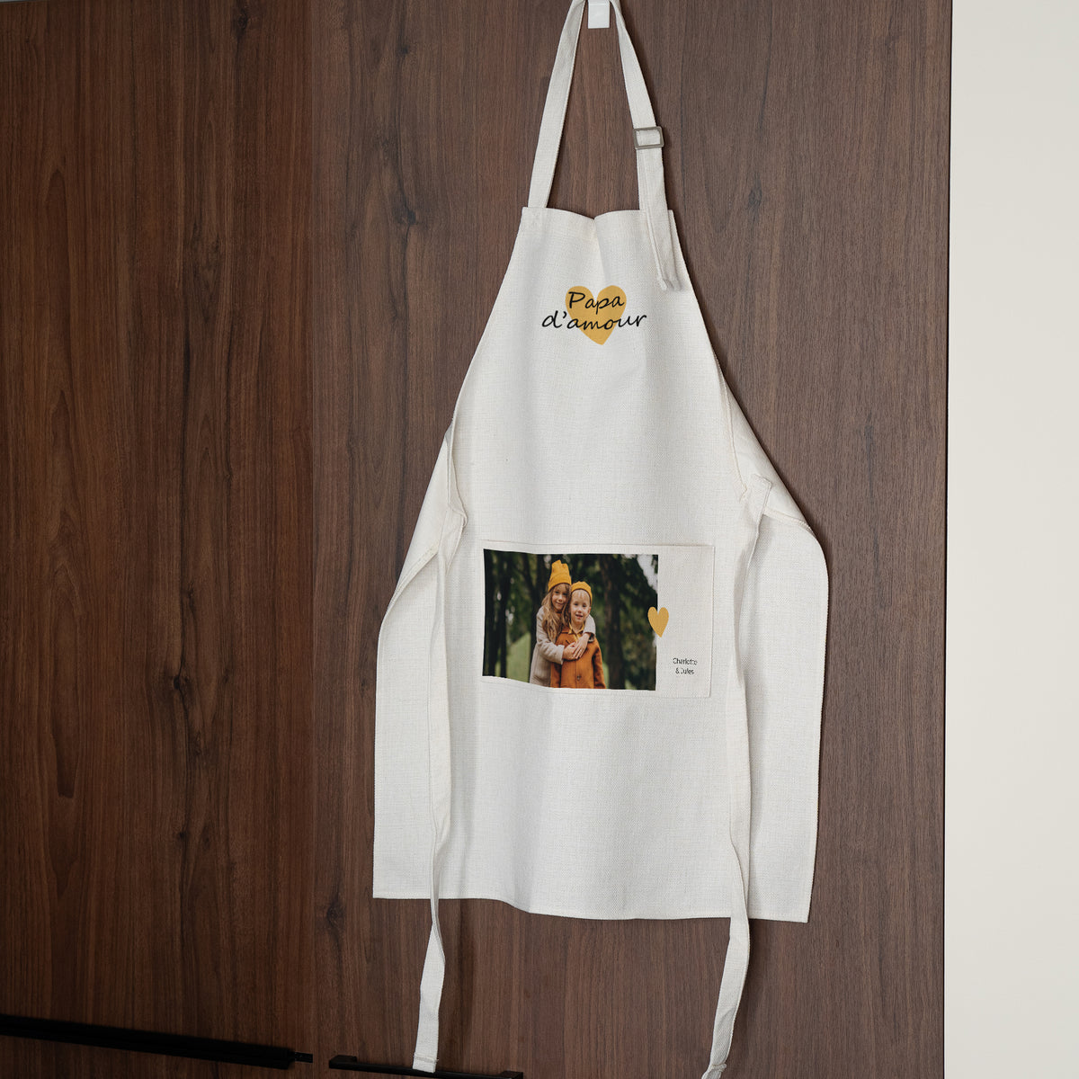 Tablier adulte Objets Beige naturel Papa d'amour III photo N° 2