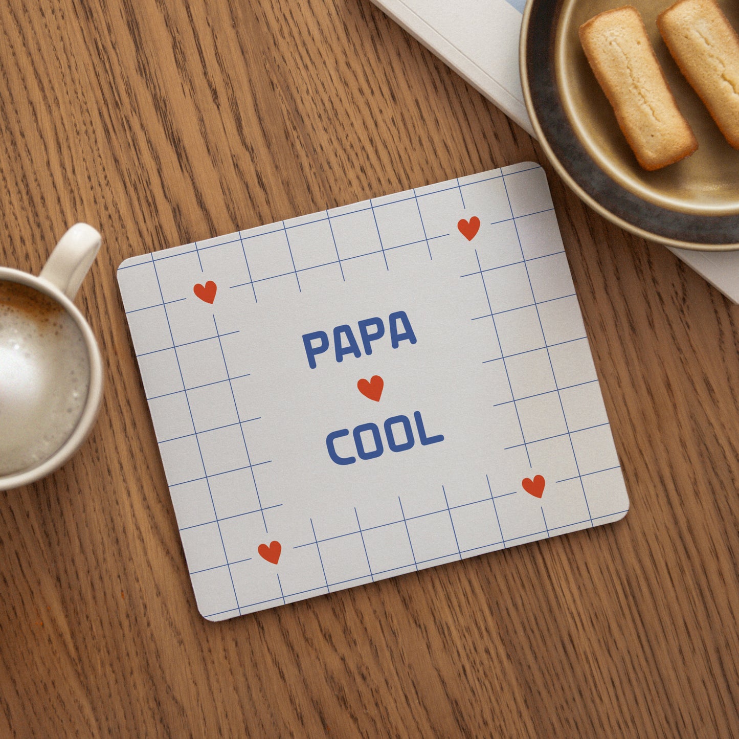 Tapis de souris Objets Rectangle Papa cool photo N° 1