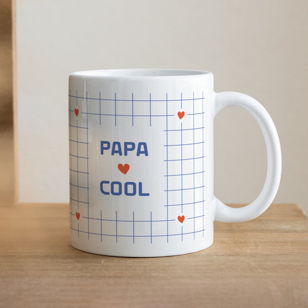 Mug Objets Blanc Papa cool photo