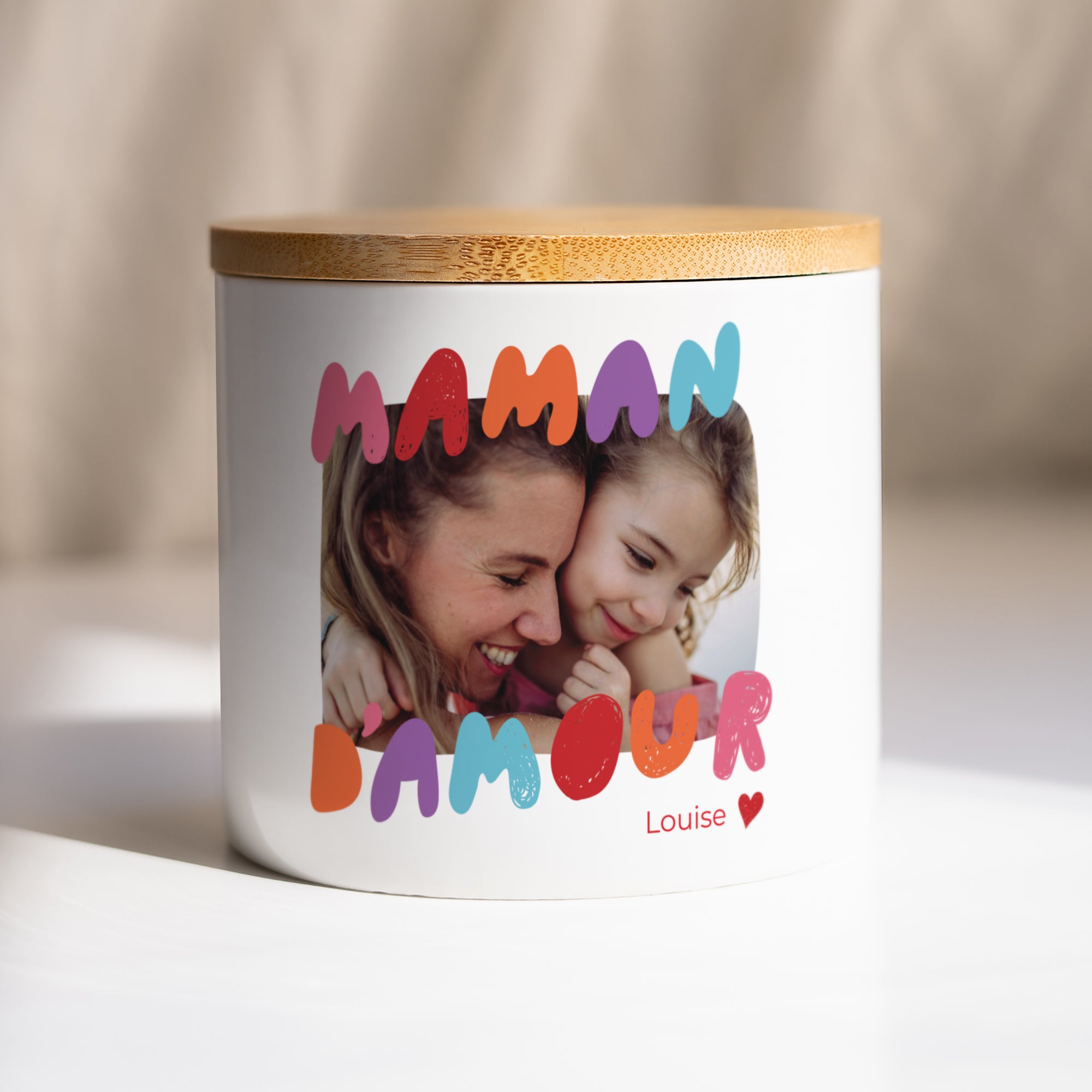 Pot en céramique 48 cl Maman d'amour III photo N° 1