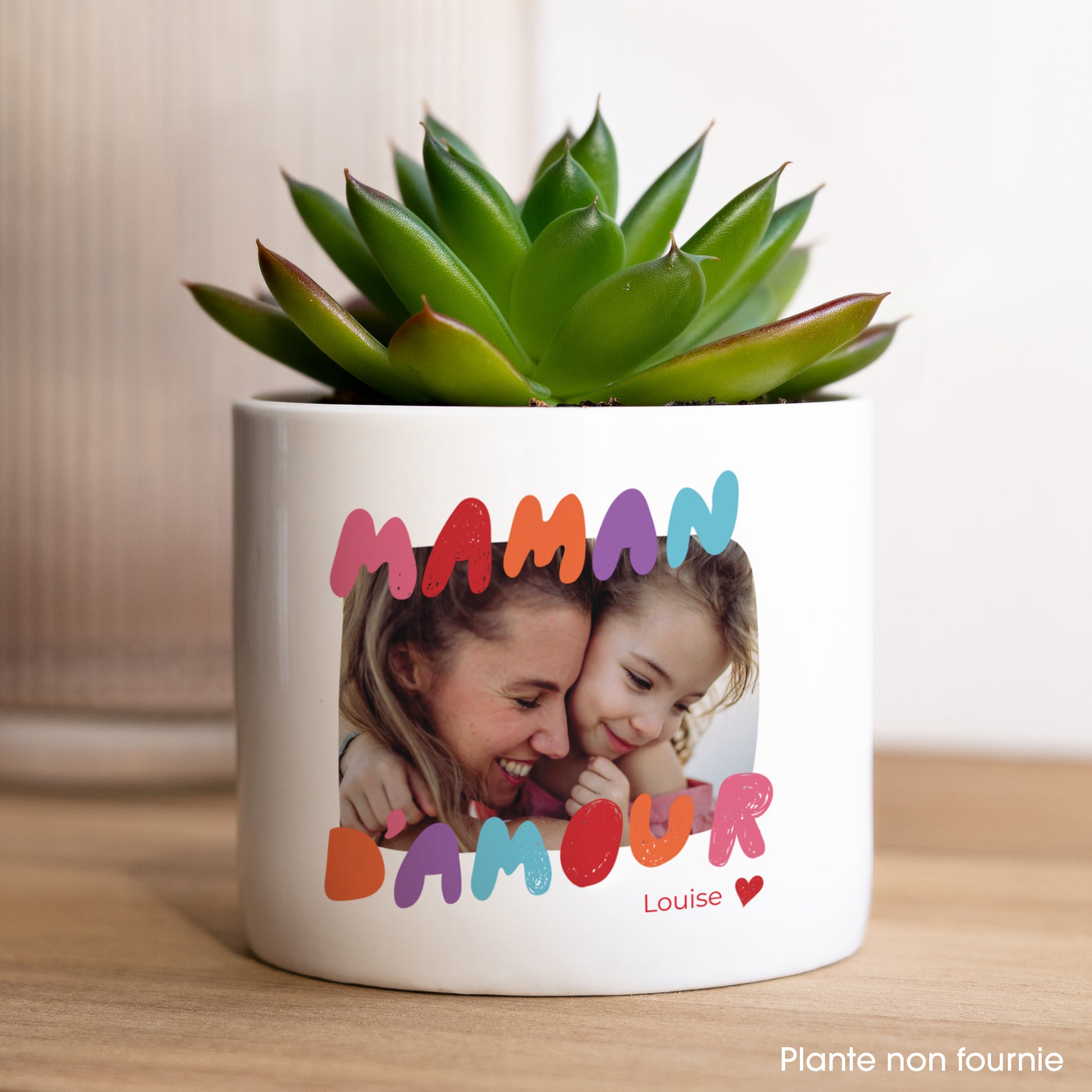 Pot de fleurs 48 cl Maman d'amour III photo N° 1