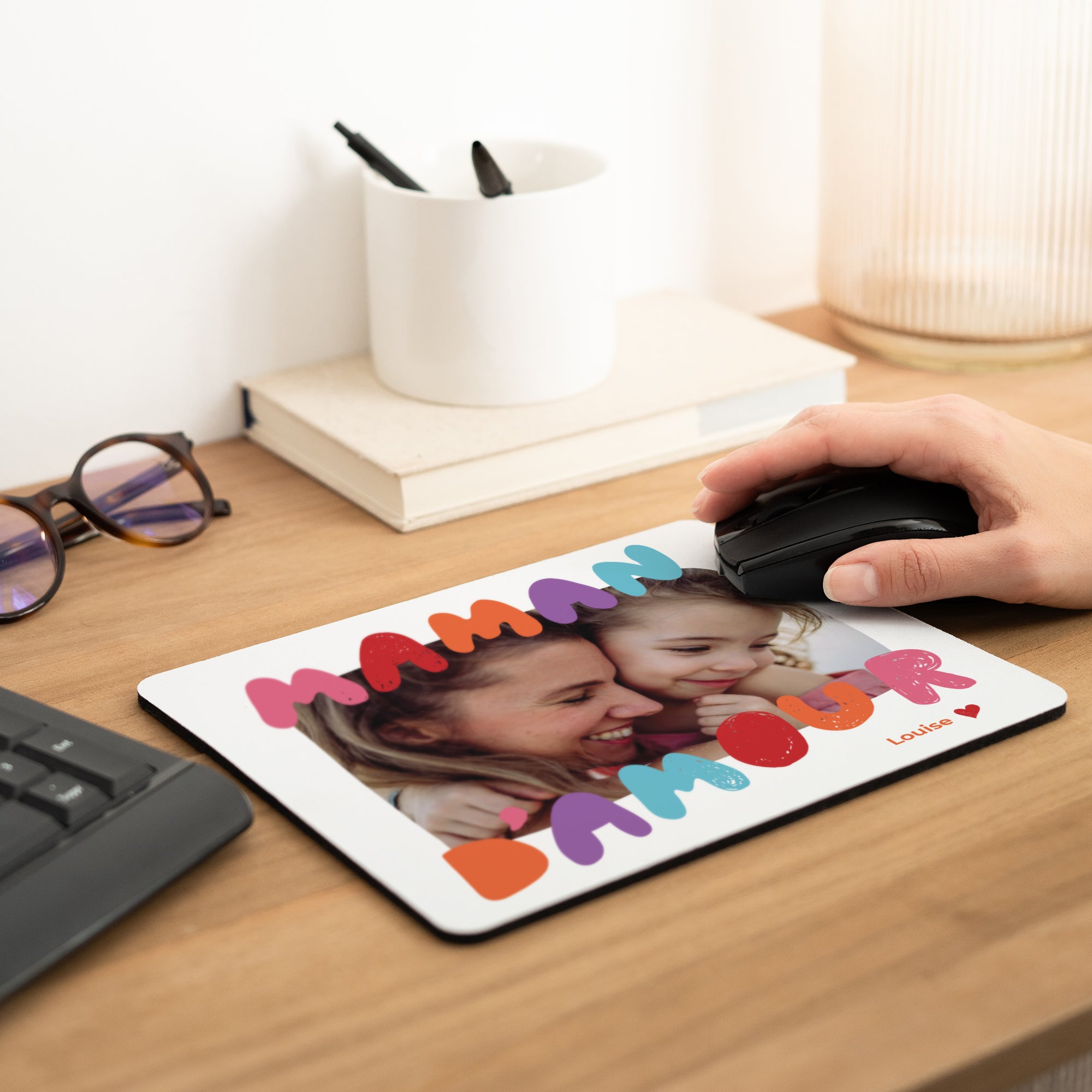 Tapis de souris Objets Rectangle Maman d'amour III photo N° 2
