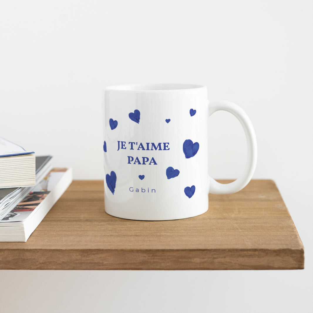 Mug Objets Blanc De l'amour en peinture photo N° 4