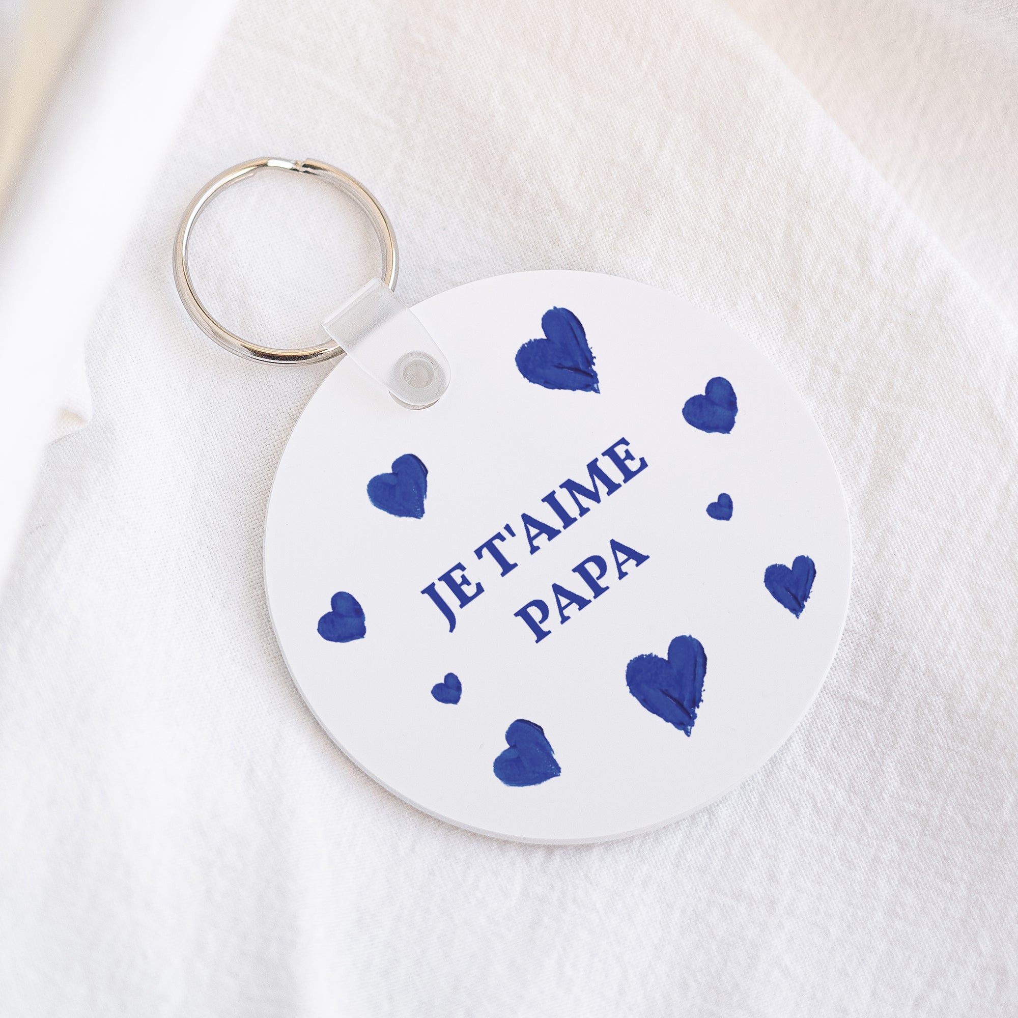 Porte-clés Objets Rond De l'amour en peinture photo N° 1