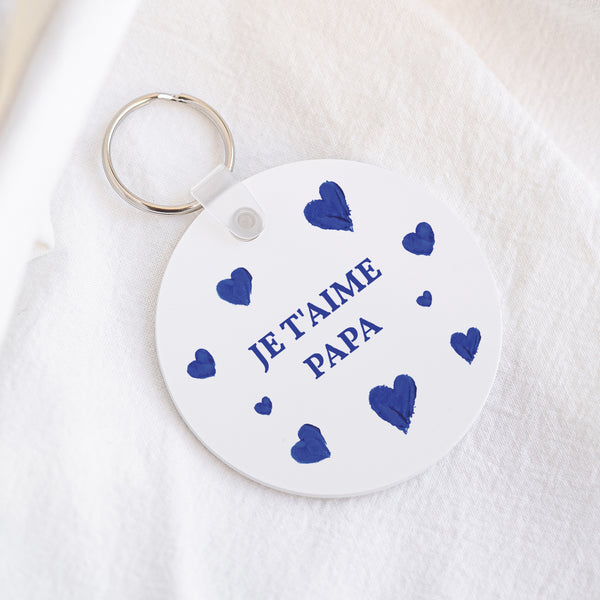 Porte-clés Objets Rond De l'amour en peinture photo