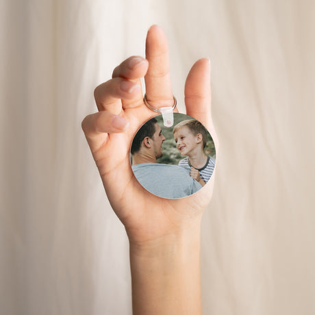 Porte-clés Objets Rond De l'amour en peinture