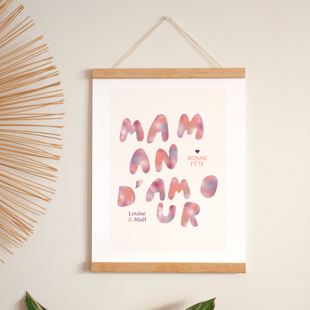 Affiche Portrait 30 x 40 cm Maman sunrise photo N° 1