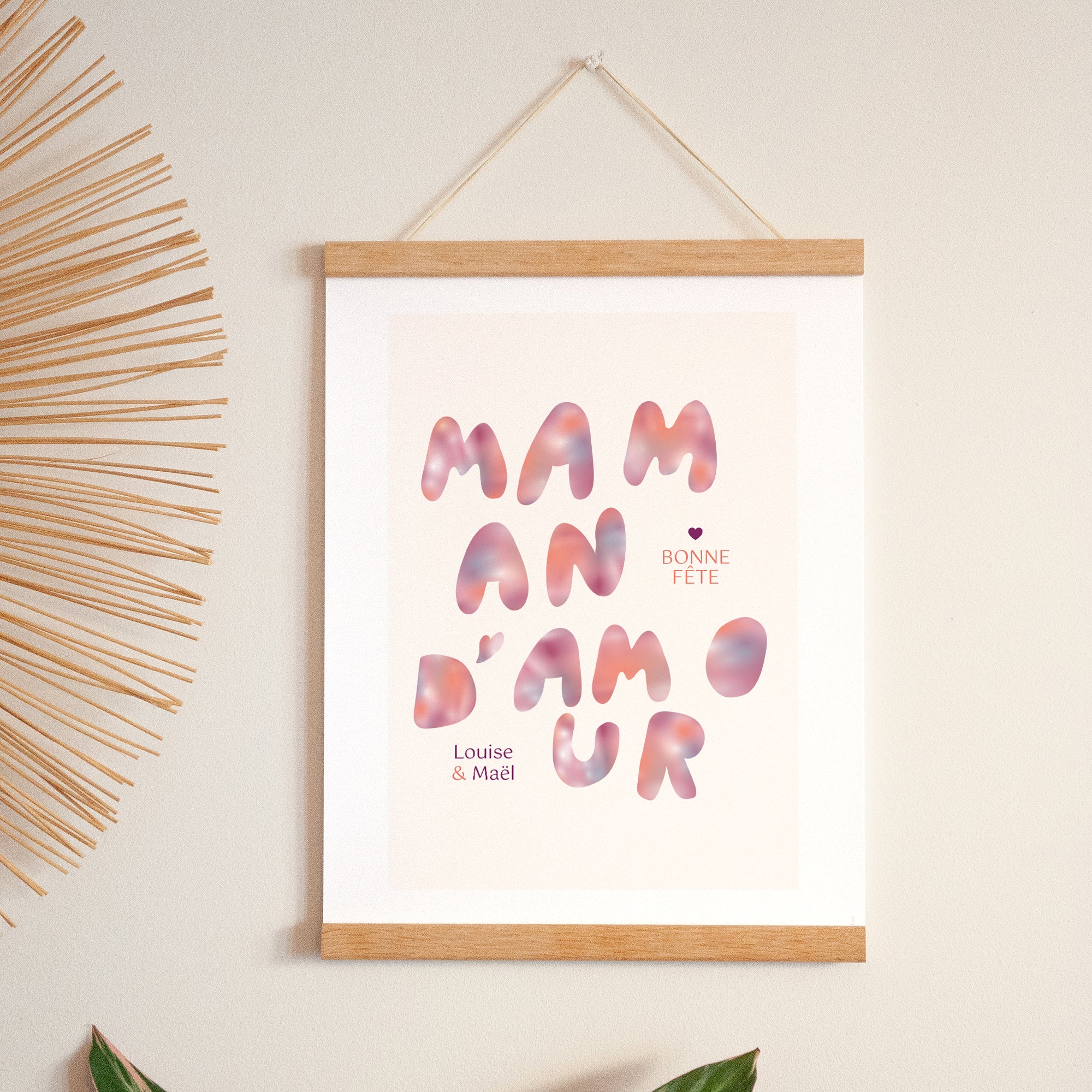 Affiche Portrait 30 x 40 cm Maman sunrise photo N° 1