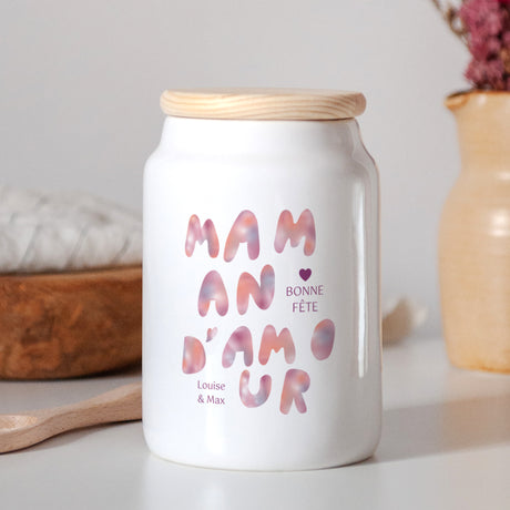 Pot en céramique Objets 65 cl Maman sunrise
