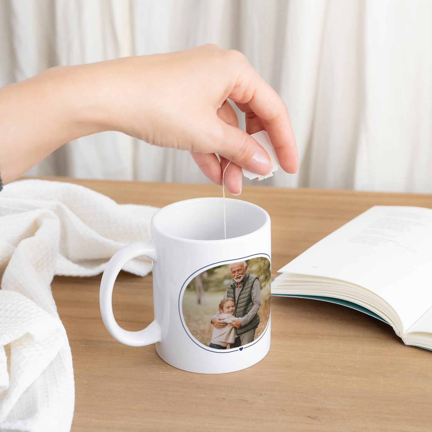 Mug Objets Blanc Héro d'amour photo N° 3