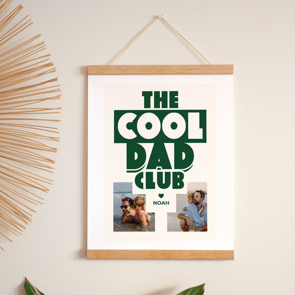 Affiche Portrait 30 x 40 cm COOL DAD CLUB photo