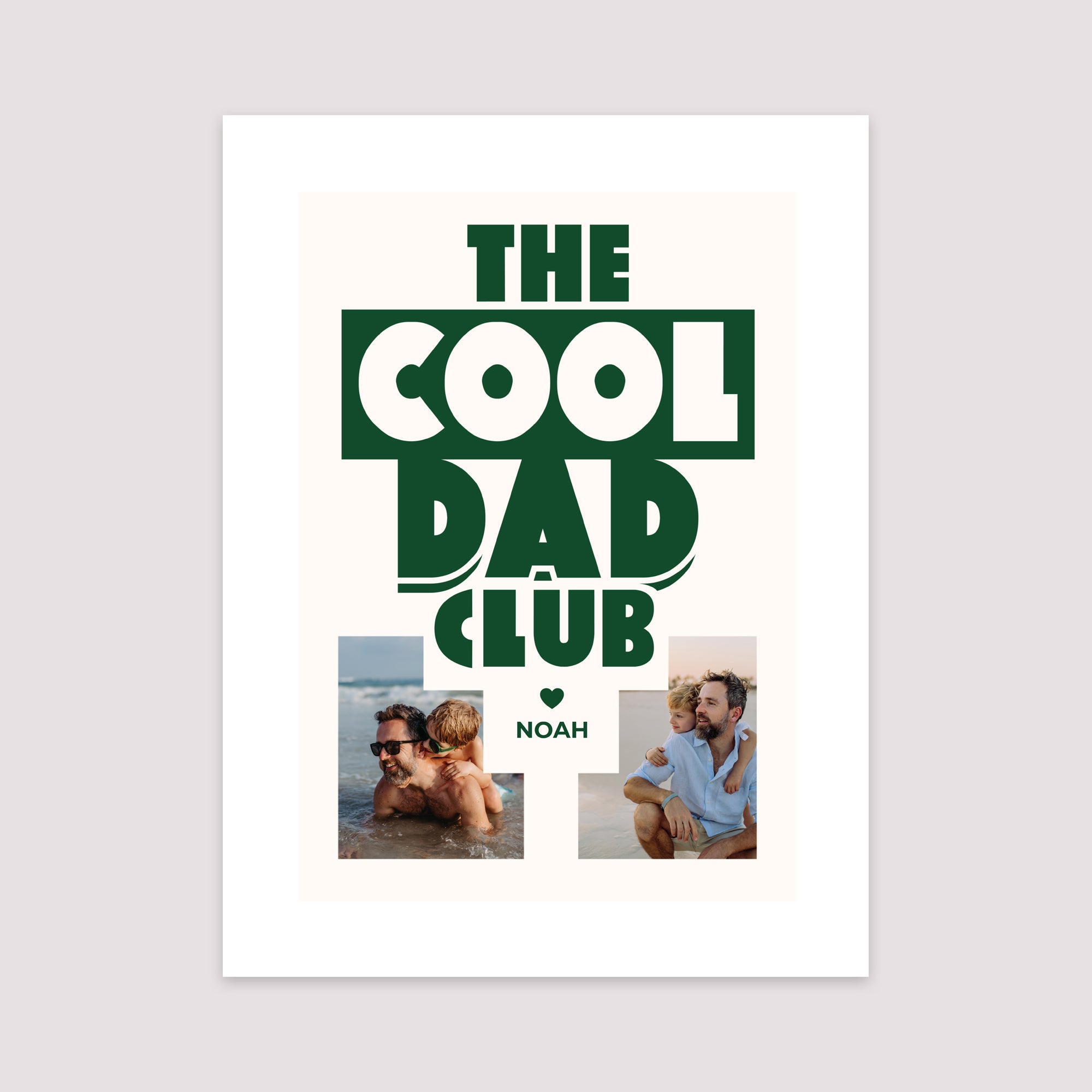 Affiche Portrait 30 x 40 cm COOL DAD CLUB photo N° 2