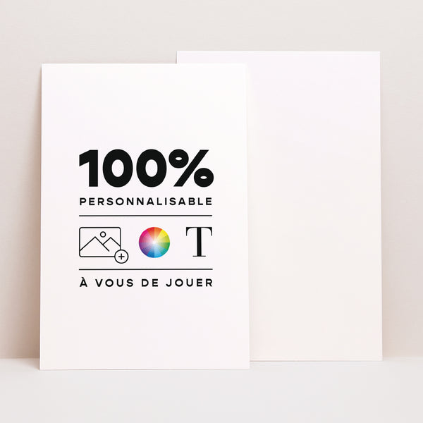 Faire-part Naissance Portrait Do It Yourself V photo