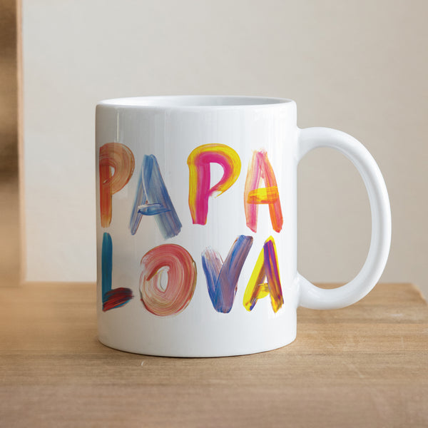 Mug Objets Blanc PAPA LOVA COLORS photo